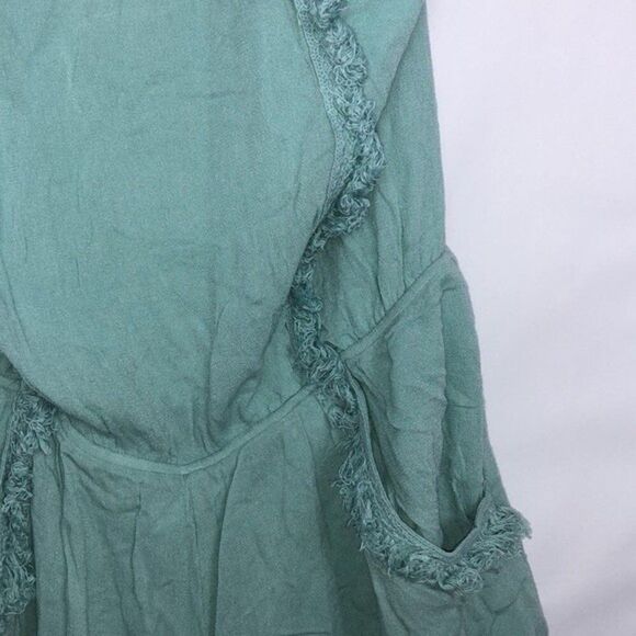 Homage LA Fringe Romper Open Back Like New Large RM-A - Picture 5 of 6